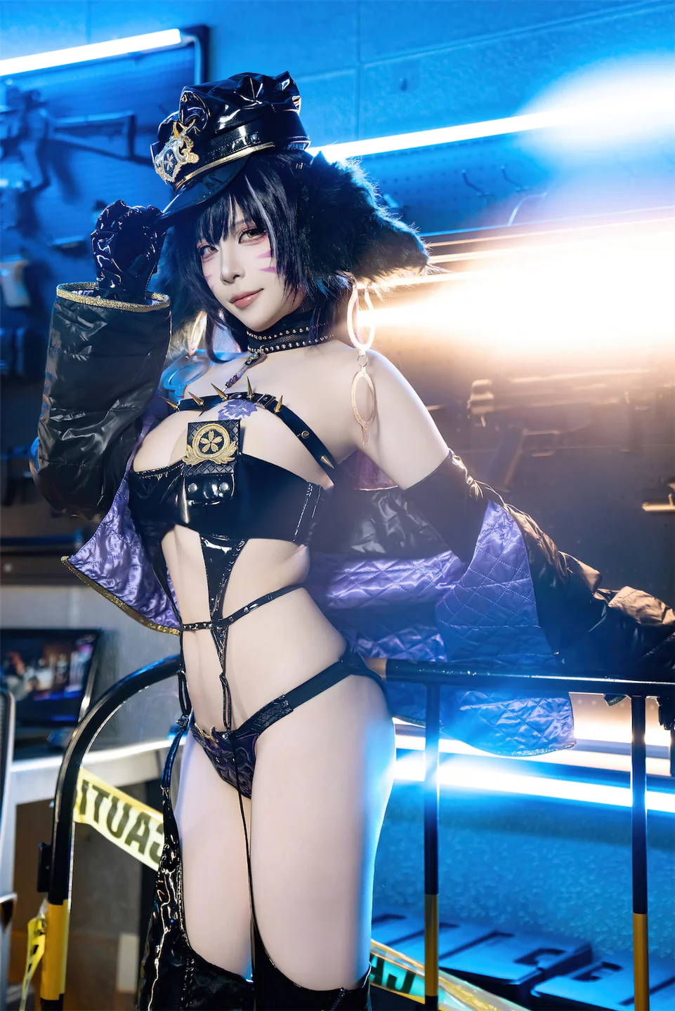二佐Nisa - No.191 碧蓝航线·武藏 女警 [25P-101MB] tg@simisebaisi 【丝足阁】005.webp